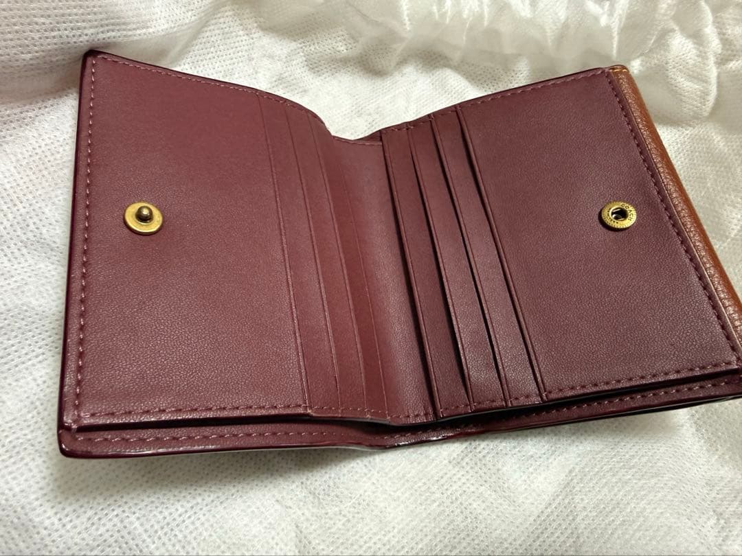 COACH 二つ折り財布 ブラウン