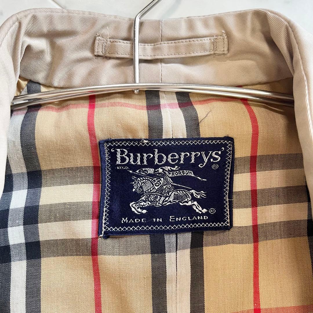 美品 Burberry ノバチェック ロングコート Aラインシルエット ベージュ