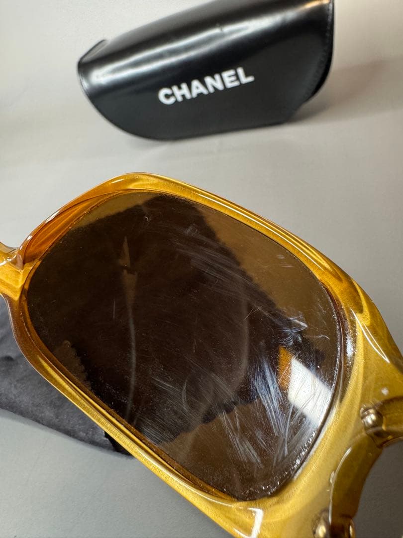 【正規品】CHANEL サングラス ココマーク ゴールド金具 イタリア製