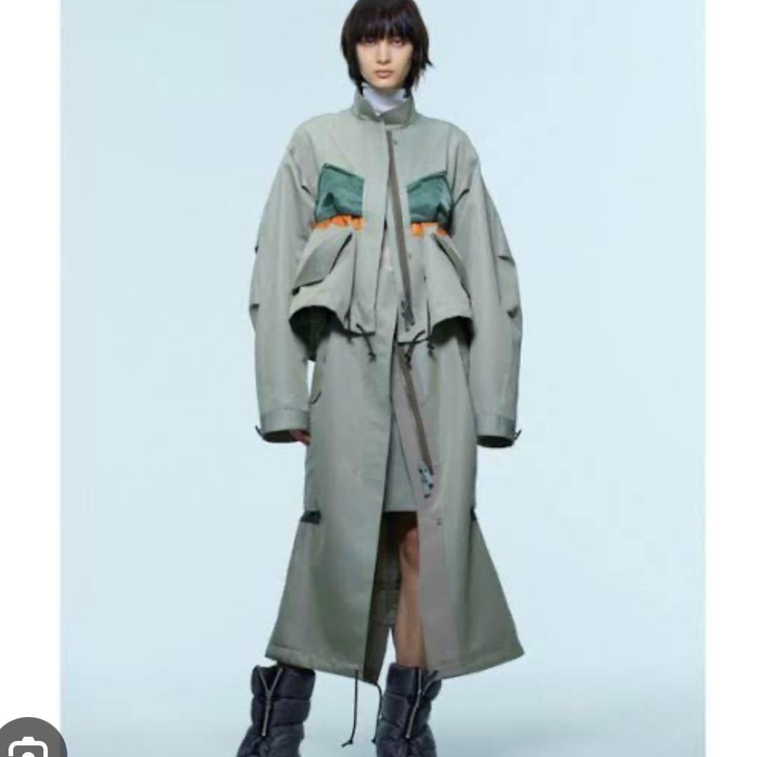 sacai Cotton Gabardine Mix Skirt スカート