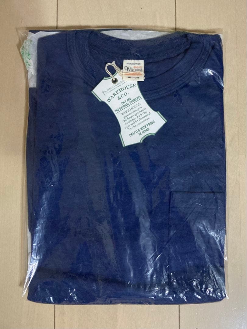 【新品】WAREHOUSE ウエアハウス Lot4601 ポケT 紺 （M）
