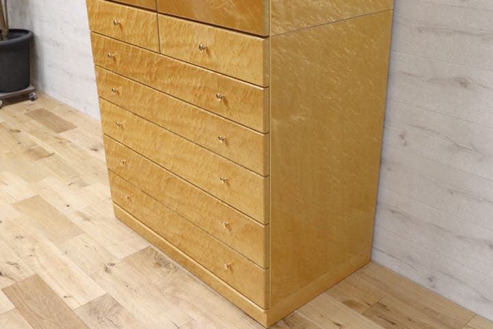 GMEH66○井上木工所 府中 最高級 ワードローブ 洋服箪笥 洋タンス 和箪笥