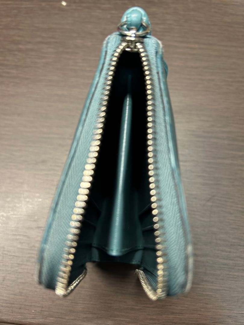 JIL SANDER 二つ折り財布 ティール