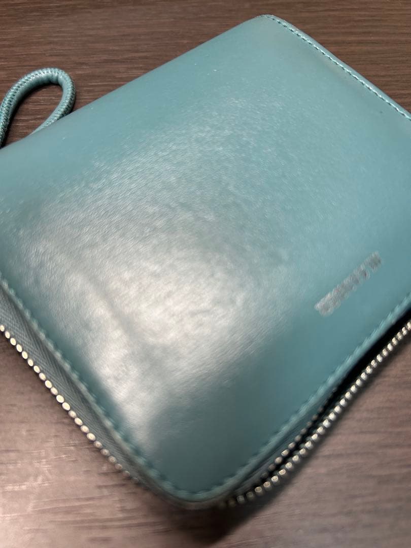 JIL SANDER 二つ折り財布 ティール