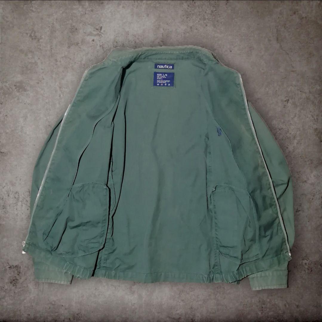 【る※様】90s NAUTICA 鬼フェード チンスト ハリントンジャケット L
