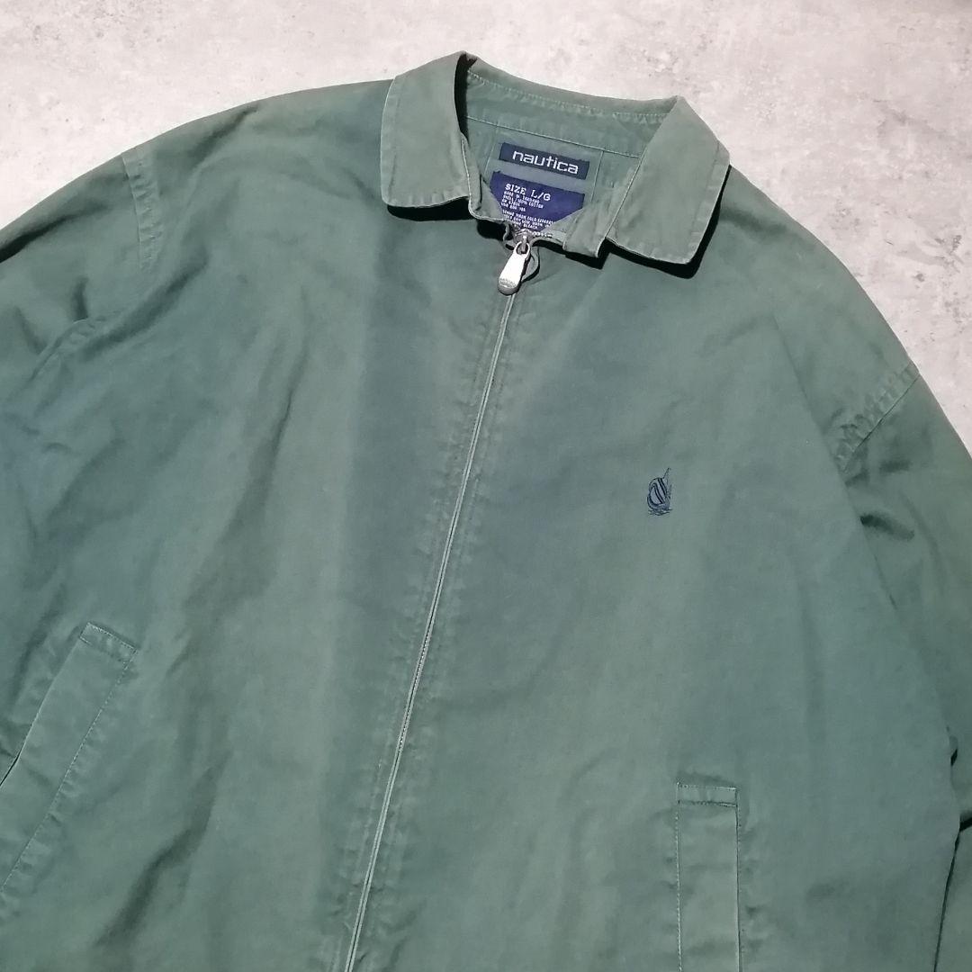 【る※様】90s NAUTICA 鬼フェード チンスト ハリントンジャケット L
