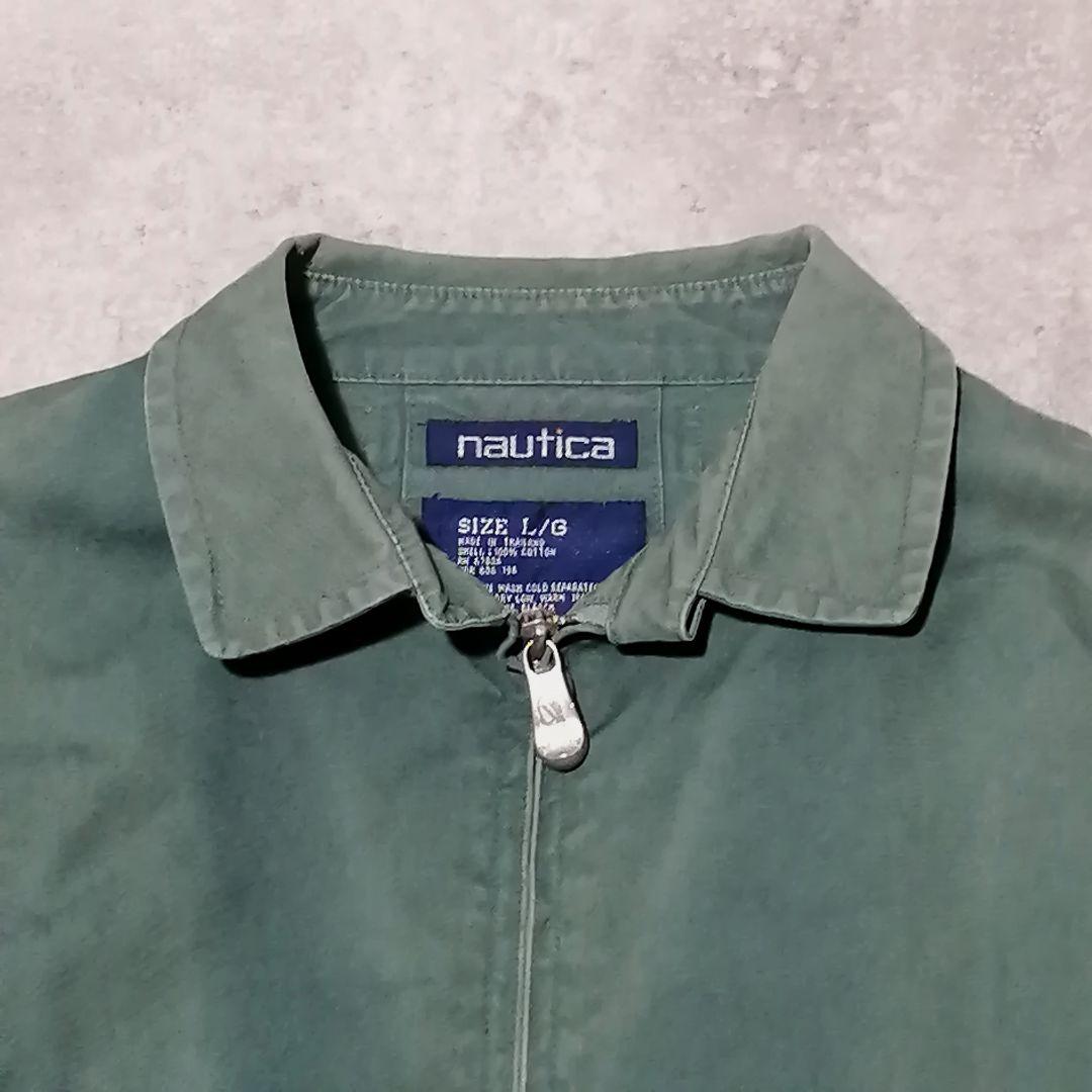 【る※様】90s NAUTICA 鬼フェード チンスト ハリントンジャケット L