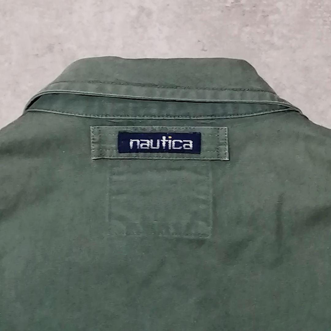 【る※様】90s NAUTICA 鬼フェード チンスト ハリントンジャケット L