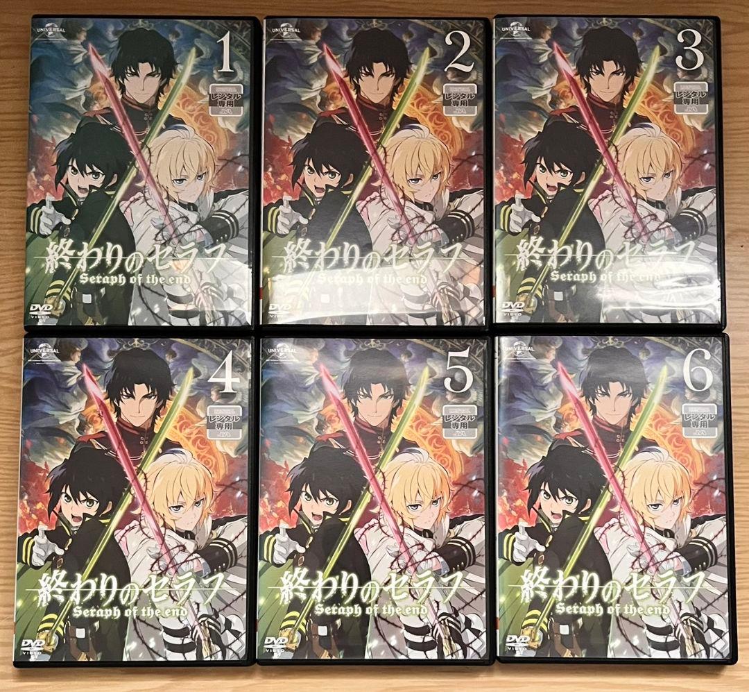 終わりのセラフ 全巻セット＋公式ファンブック2冊＋レンタル落ちDVD1期2期