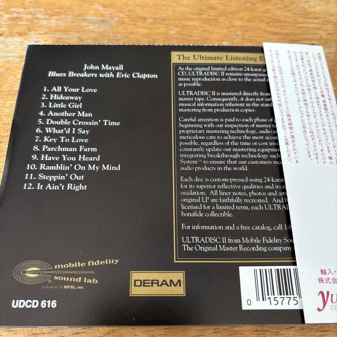 エリッククラプトン　24KゴールドCD limited