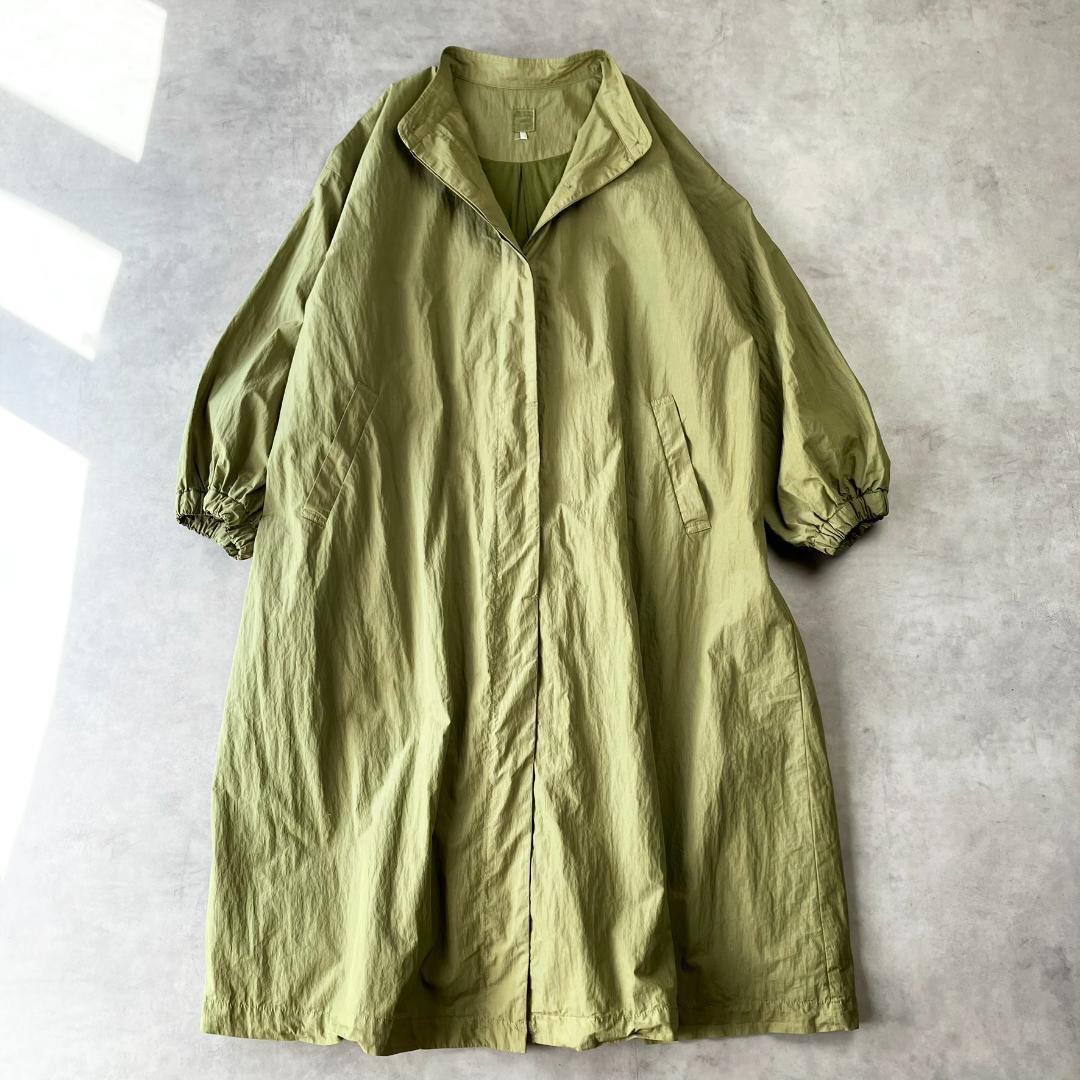 美品　ツハルbyサマンサモスモス　綿ナイロン製品染めロングコート　1140