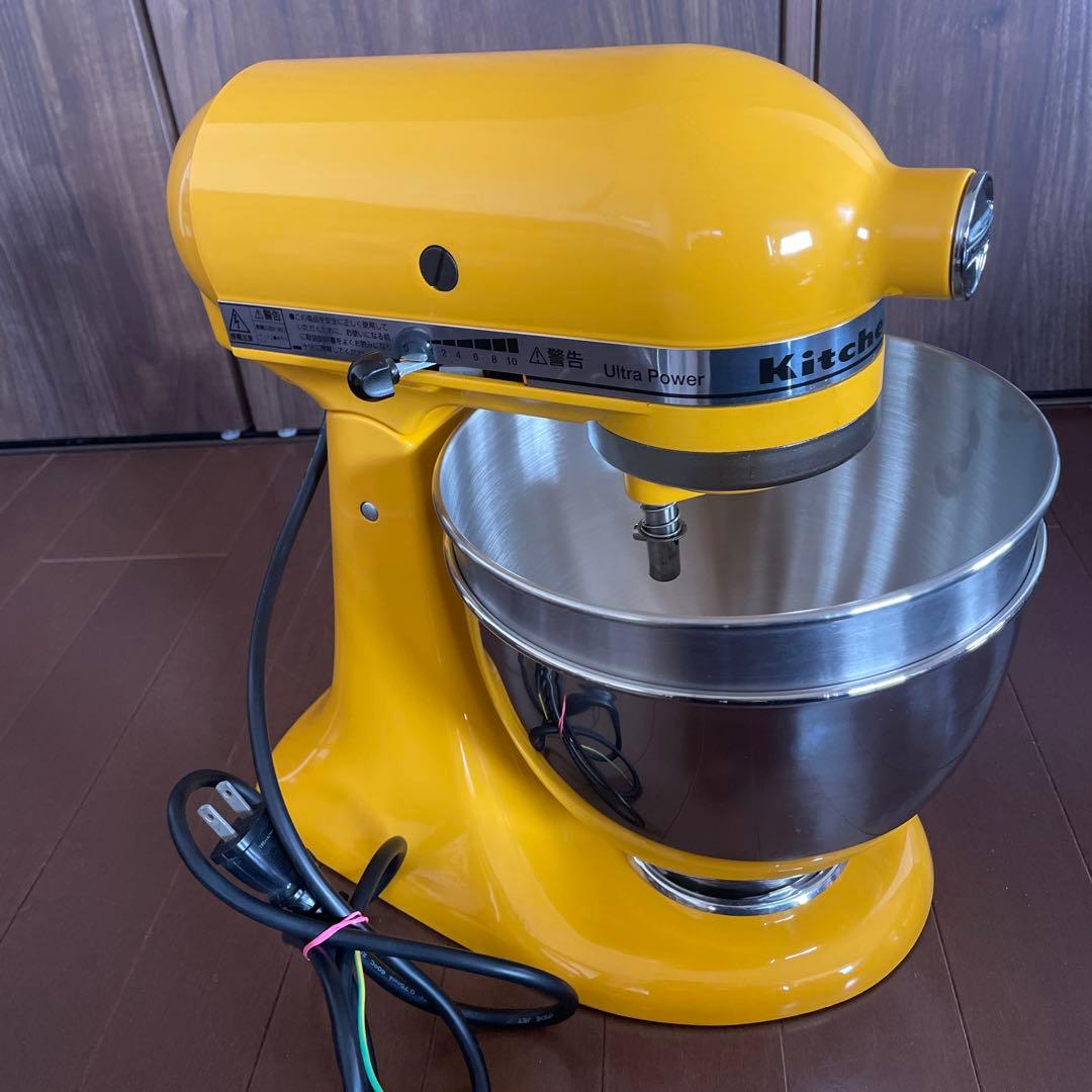 KitchenAid スタンドミキサー イエロー 9KSM95YP