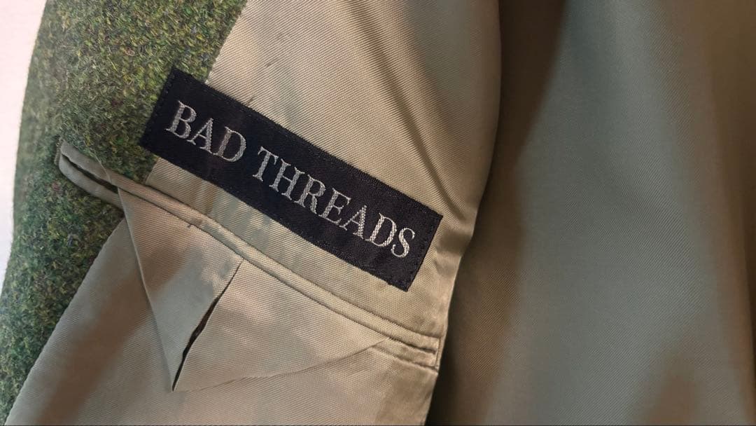 ビンテージ BAD THREADS ハリスツイード XL ワコール製 3B