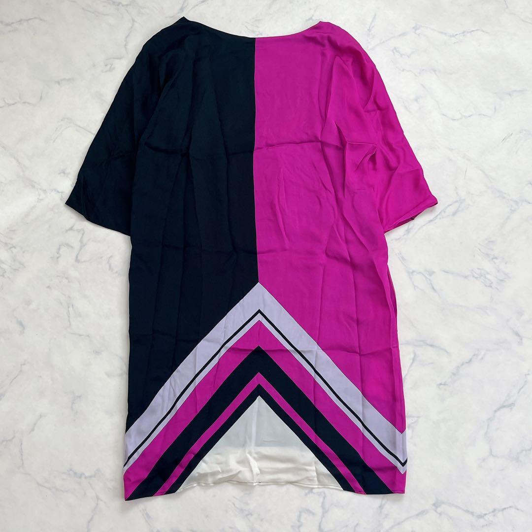 美品 エミリオプッチ EMILIO PUCCI シルク ワンピース ひざ丈 総柄