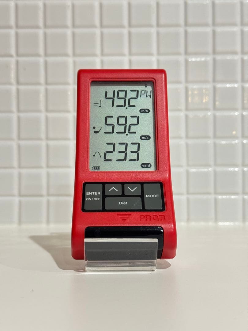 【美品】PRGR RED EYES POCKET HS-110 スピードテスター