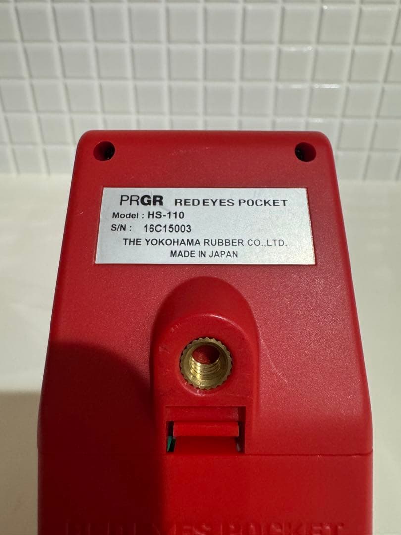 【美品】PRGR RED EYES POCKET HS-110 スピードテスター