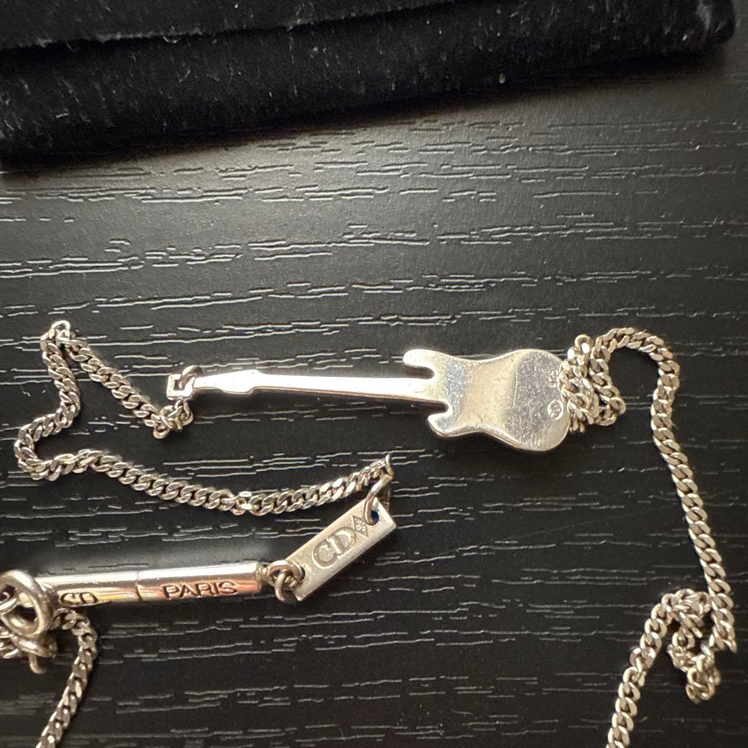 Dior homme ギターエディ期名品　シルバー925ネックレスディオールオム