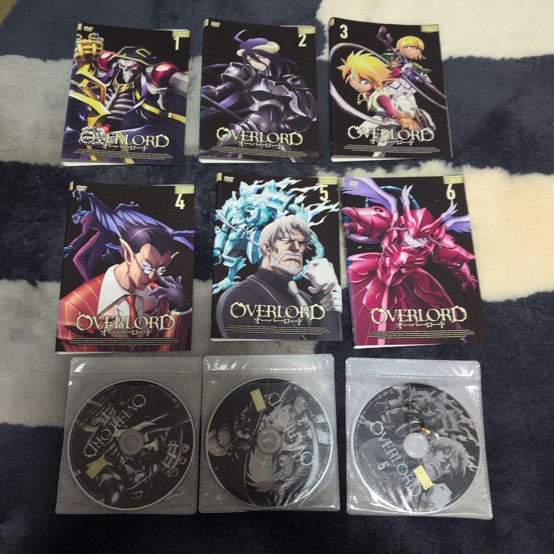 OVERLORD 1期+2期+3期全18巻 レンタル落ちDVD