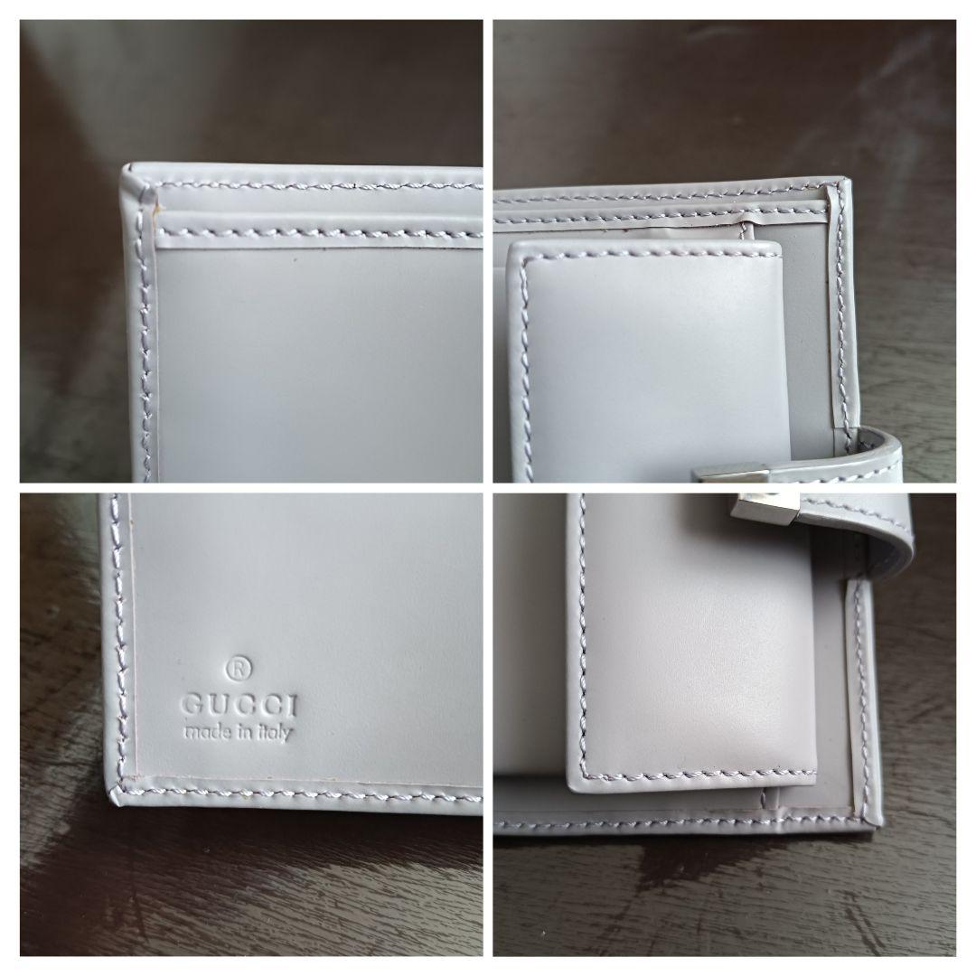 【未使用​/付属品完備】GUCCI グッチ 二つ折り財布 GGキャンバス ピンク