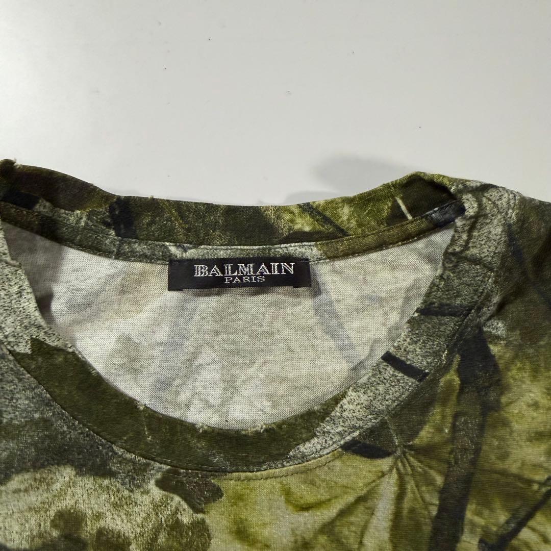 BALMAIN HOMME 2010 SS デカルナン期 TREE Tee