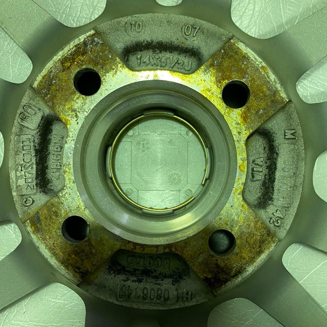 ウェッズ　VELVA SX 14インチ　中古ホイール　4枚