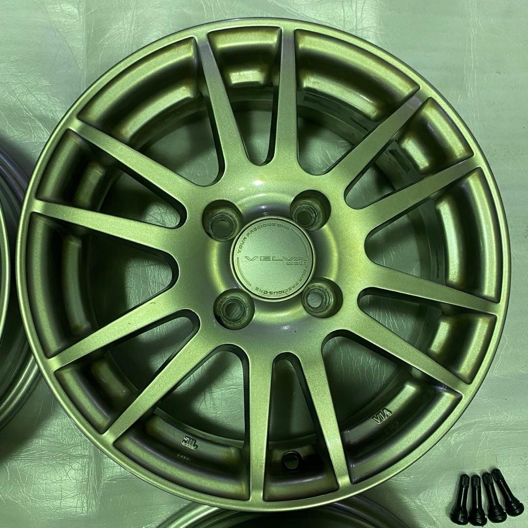 ウェッズ　VELVA SX 14インチ　中古ホイール　4枚