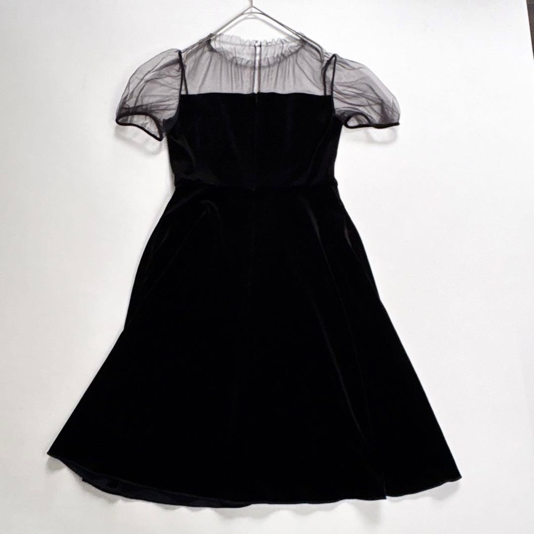 フォクシー ベロアノワール Dress Noir Tulle ブラック 40