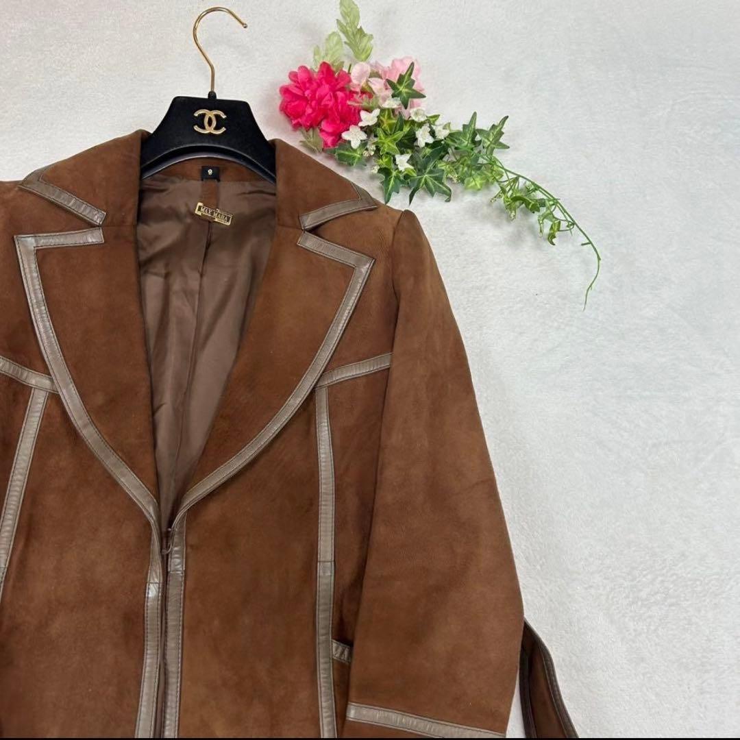 K421 M マックスマーラ MaxMara レザージャケット レディース
