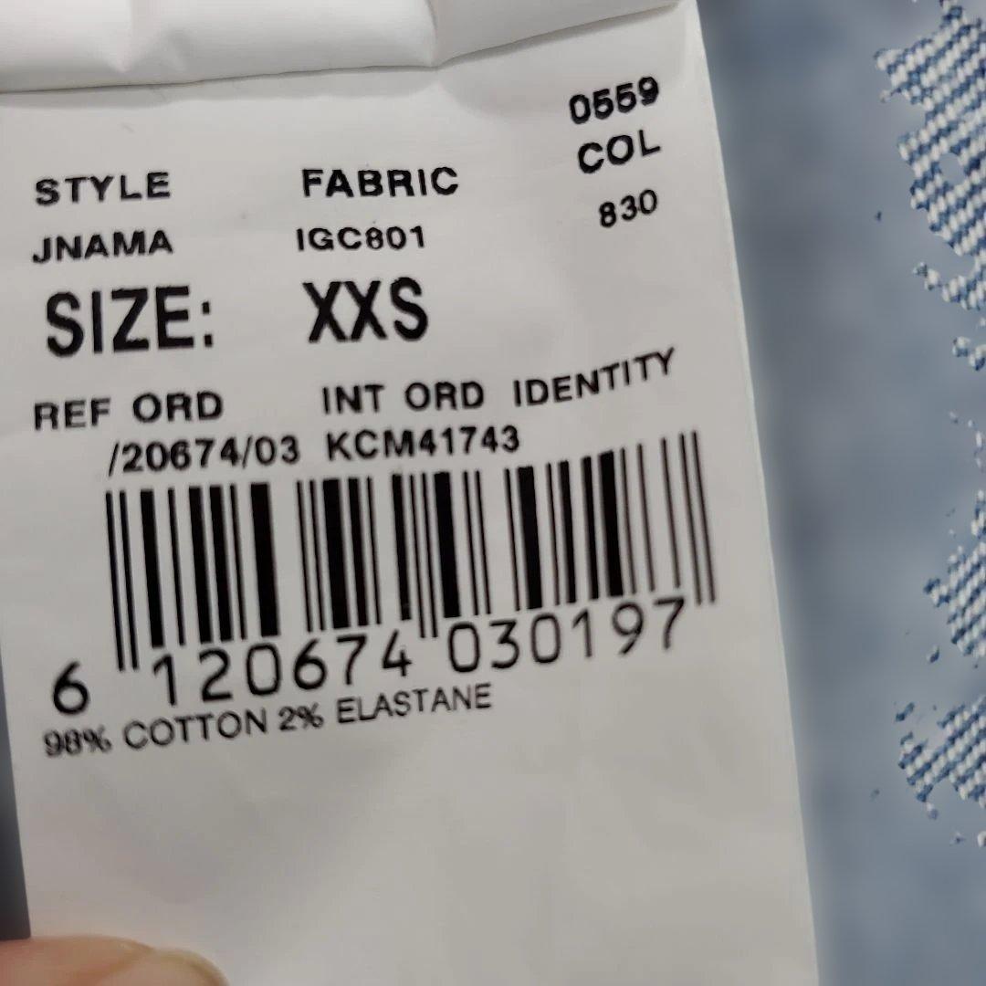 専用LARDINI デニム　ブルー テーラードジャケット XXS