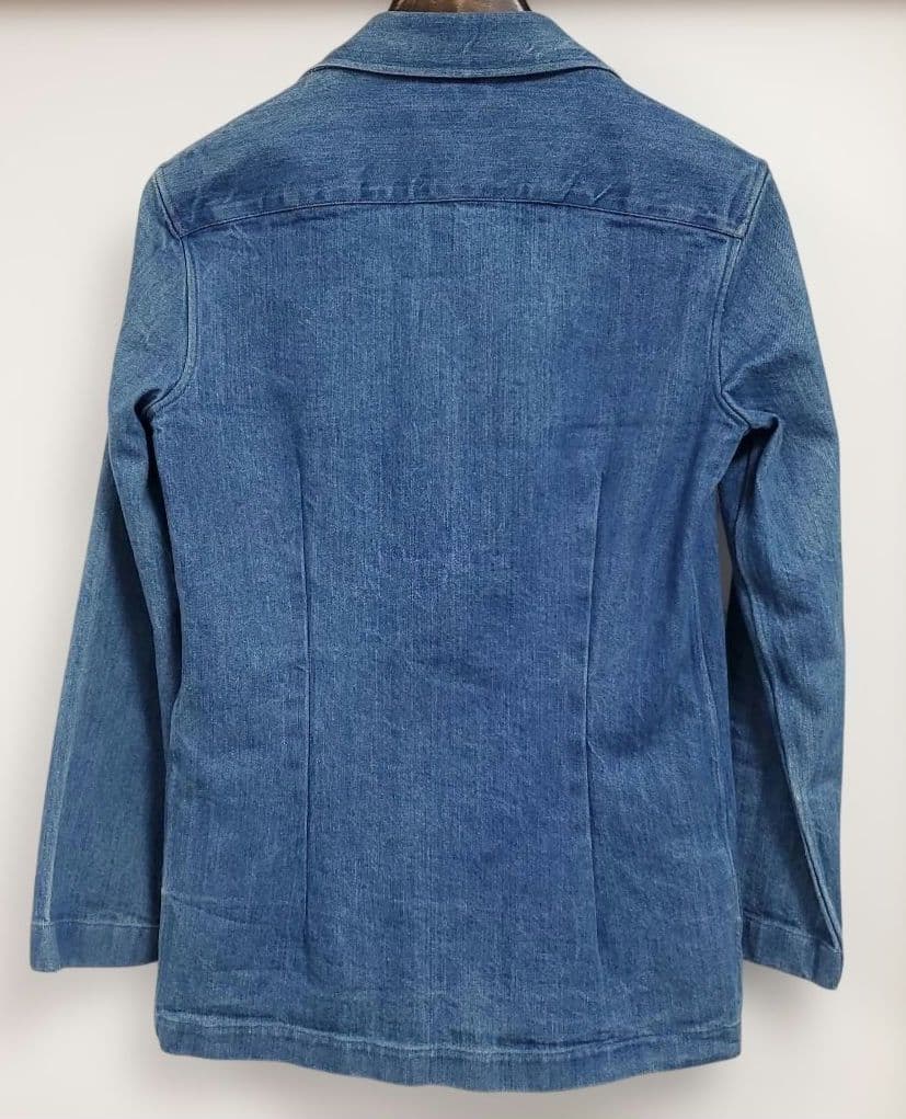 専用LARDINI デニム　ブルー テーラードジャケット XXS