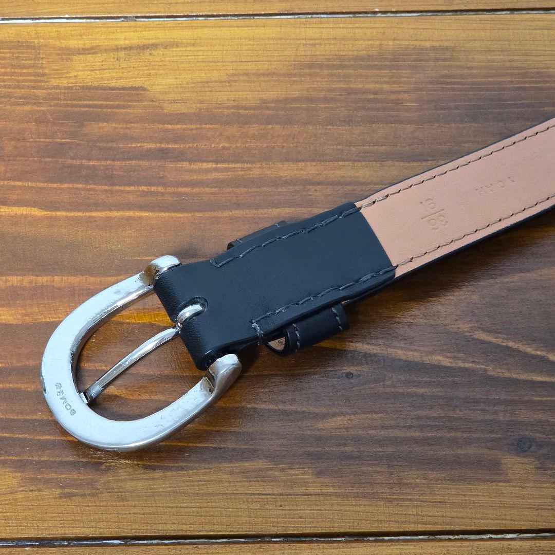 美品 ソメスサドル 馬蹄ベルト 黒 サイズ91cm 保存袋セット