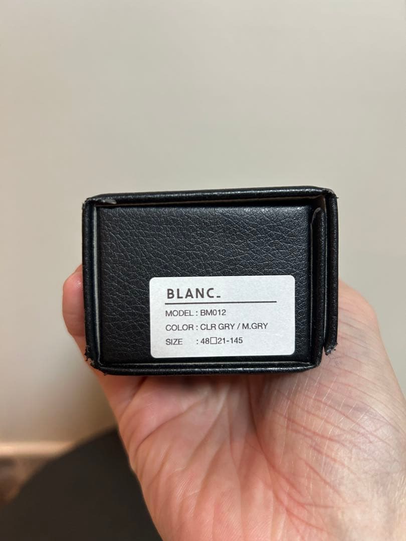 小物 blanc.. BM012 CLR D GRY / M.GRY