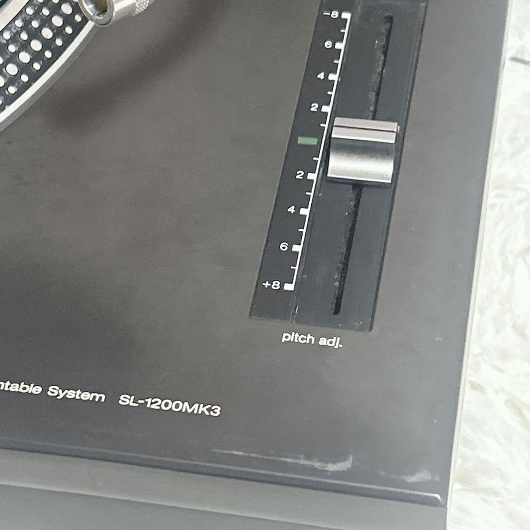 【極美品】Technics SL-1200MK3 ブラック 完動品 カバー付　黒