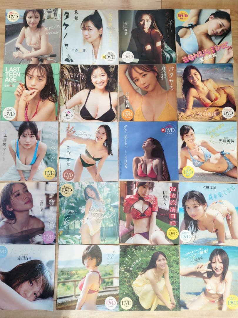 大量60枚 グラビアアイドルDVD プレイボーイ付録