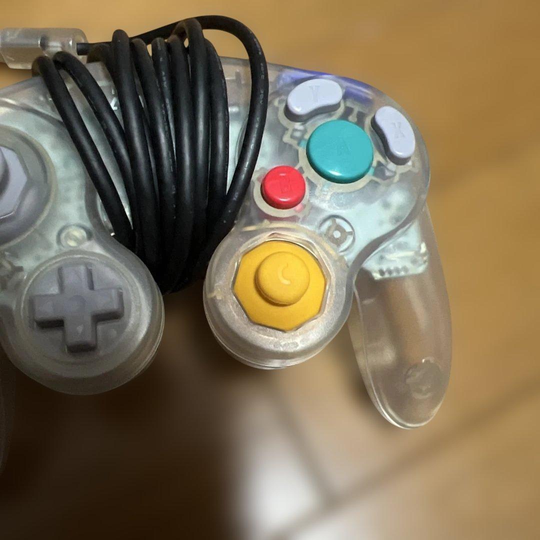 ゲームキューブ コントローラー スケルトン クリア
