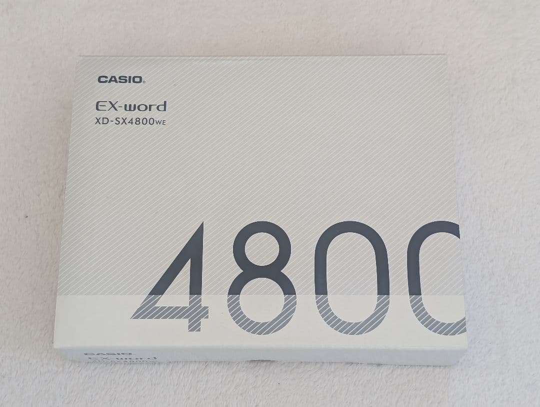 CASIO EX-word XD-SX4800 本体 ケース付き