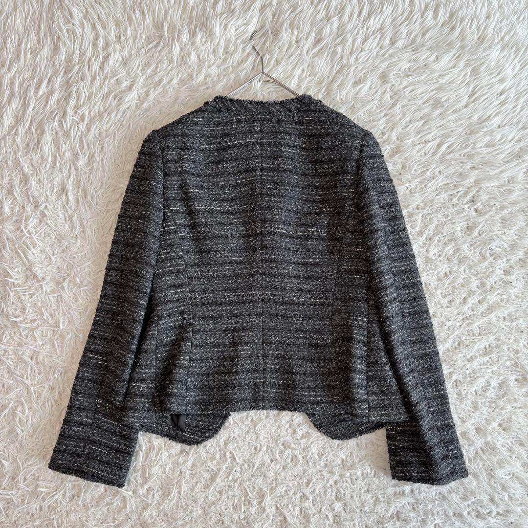 極美品★バーニーズニューヨーク×KIYOMI SAITOラメ ツイードジャケット