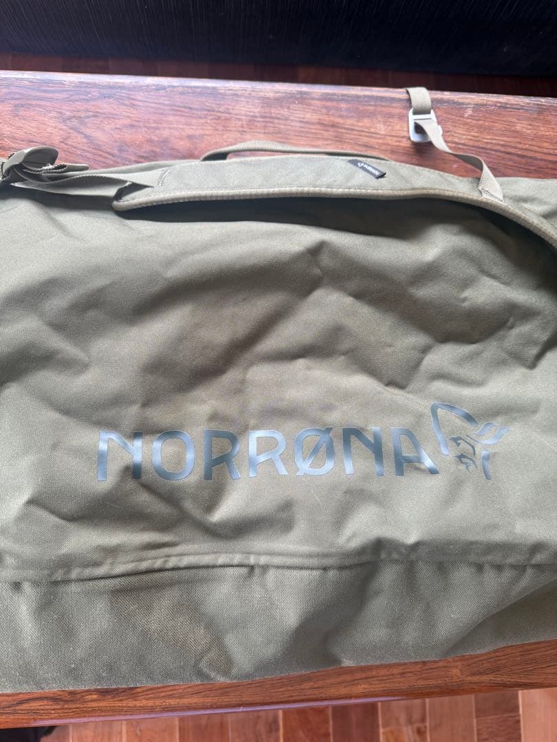 NORRØNA 70L ボストンバッグ オリーブグリーン