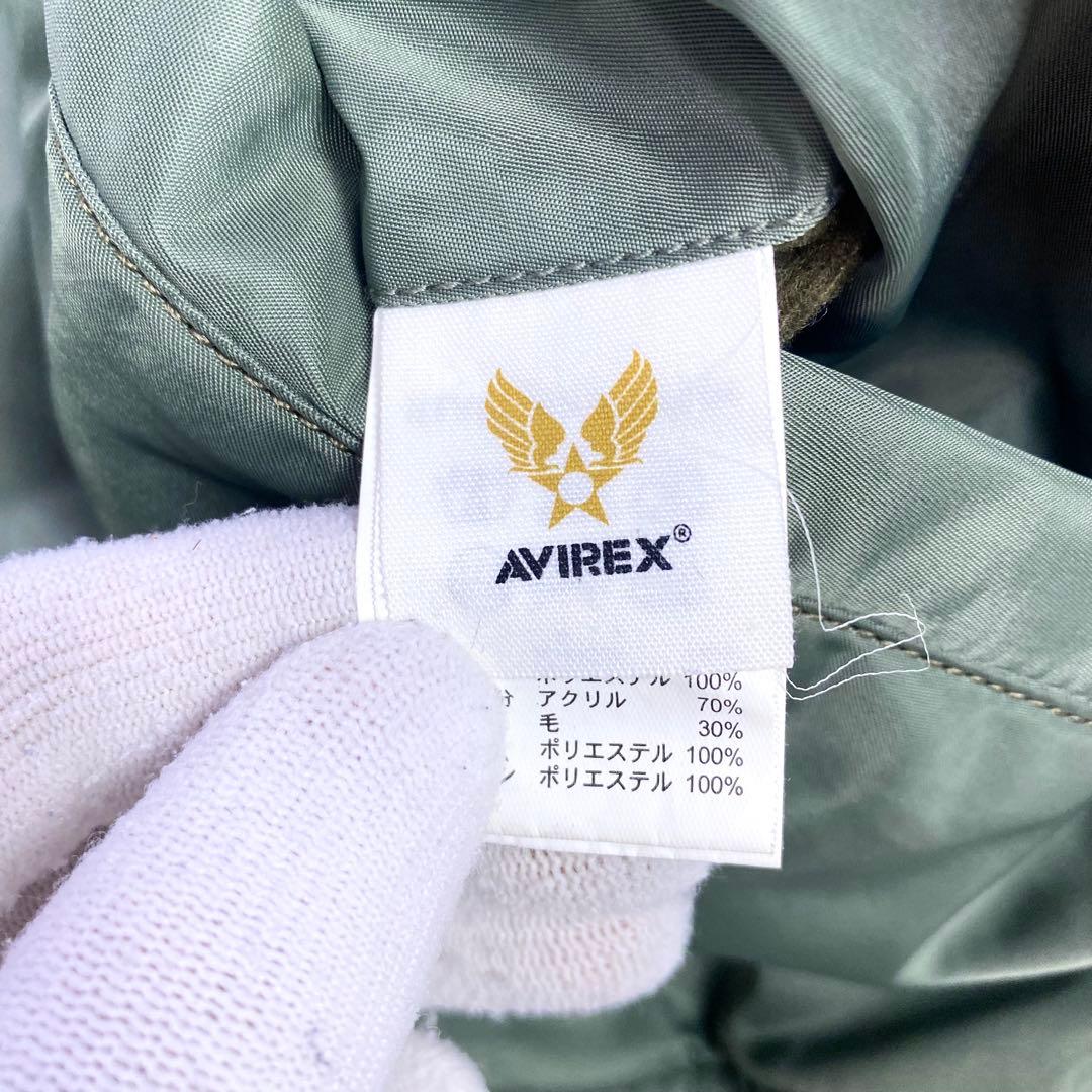 AVIREX MA-1 コマーシャルロゴ　アーチロゴ　リバーシブル　短丈　M