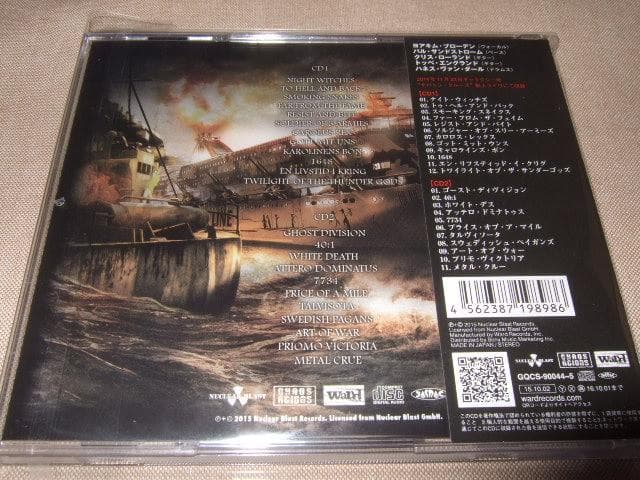 SABATON,直筆サイン入り2点セット,サバトン,新品,2CD,パワーメタル