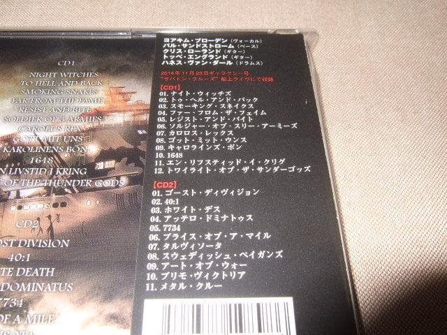SABATON,直筆サイン入り2点セット,サバトン,新品,2CD,パワーメタル