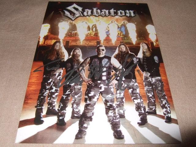 SABATON,直筆サイン入り2点セット,サバトン,新品,2CD,パワーメタル
