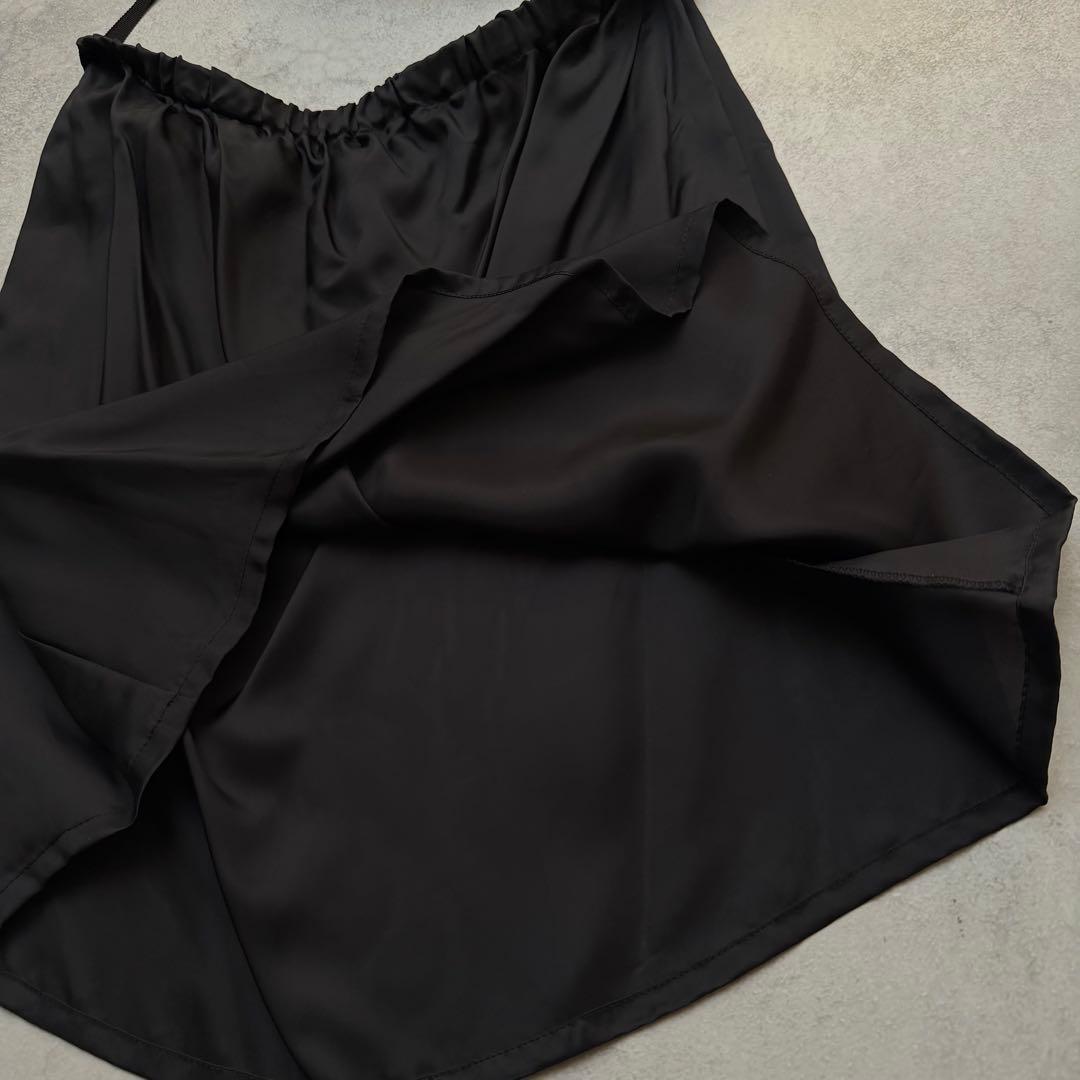 美品　 定価9万　sacai サカイ　ナイロンツイルスカート ロング　M 黒
