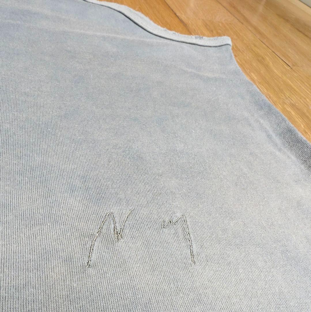 【極美品】ANCELLM DAMAGE TANK TOP GRAY サイズ0