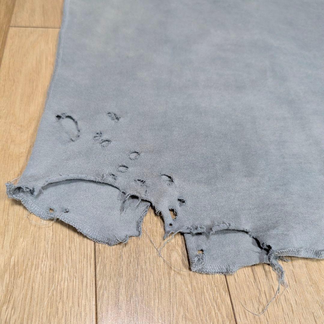 【極美品】ANCELLM DAMAGE TANK TOP GRAY サイズ0
