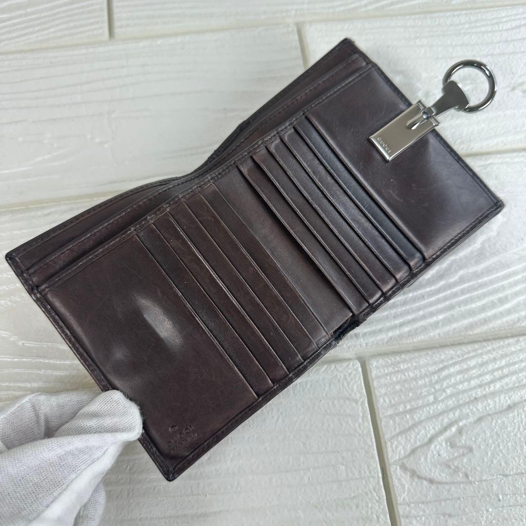 ✨希少✨ GUCCI GG柄 二つ折り財布 101603 箱付き ヴィンテージ