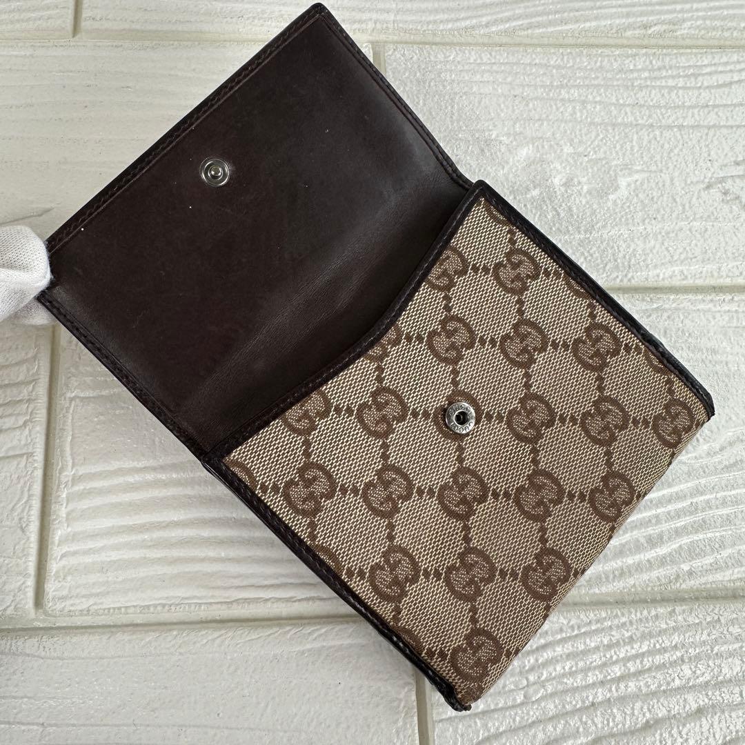 ✨希少✨ GUCCI GG柄 二つ折り財布 101603 箱付き ヴィンテージ
