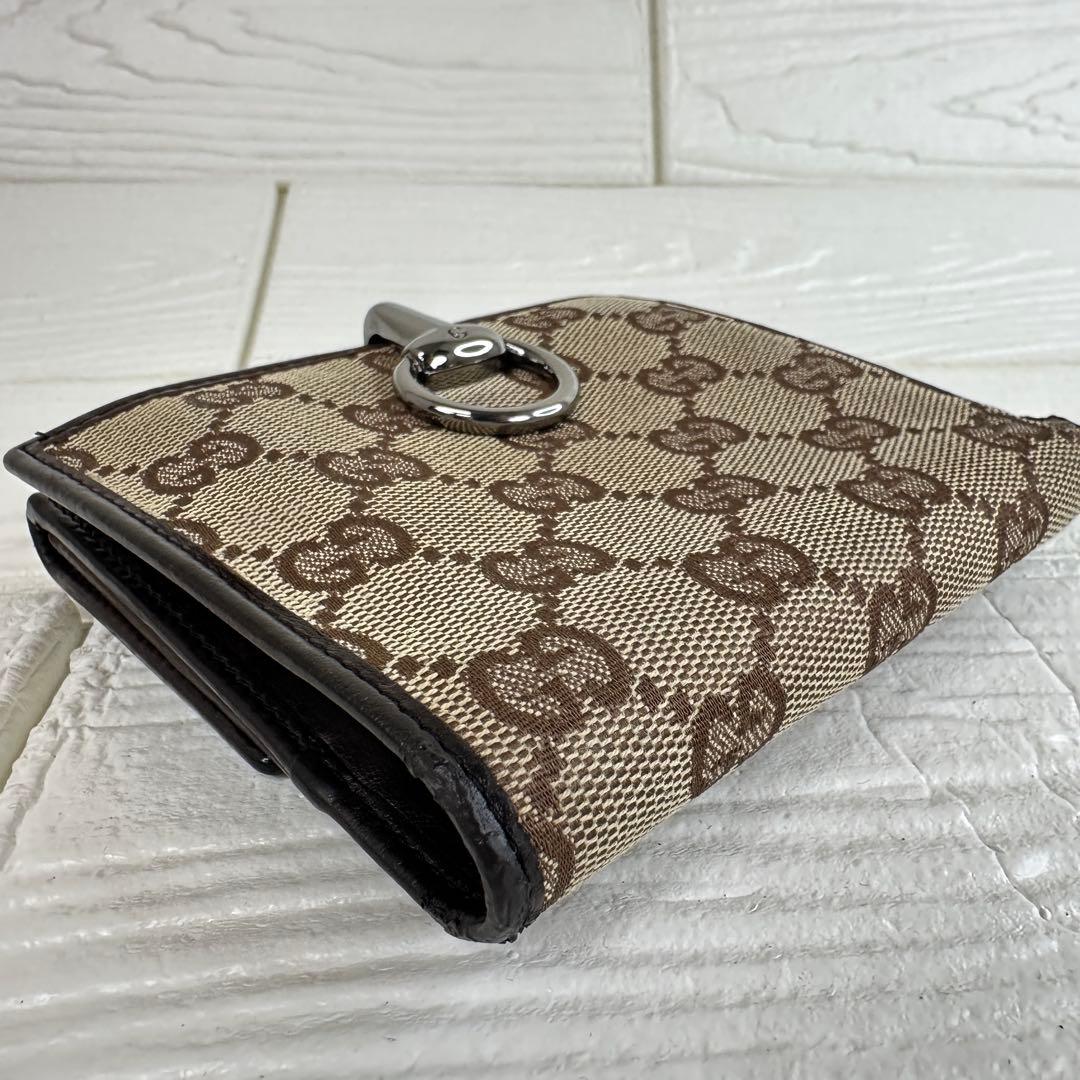 ✨希少✨ GUCCI GG柄 二つ折り財布 101603 箱付き ヴィンテージ