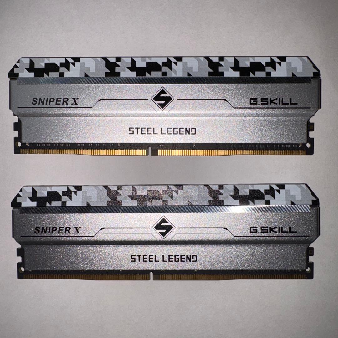 メモリー G.SKILL SNIPER X 32GB STEEL LEGEND