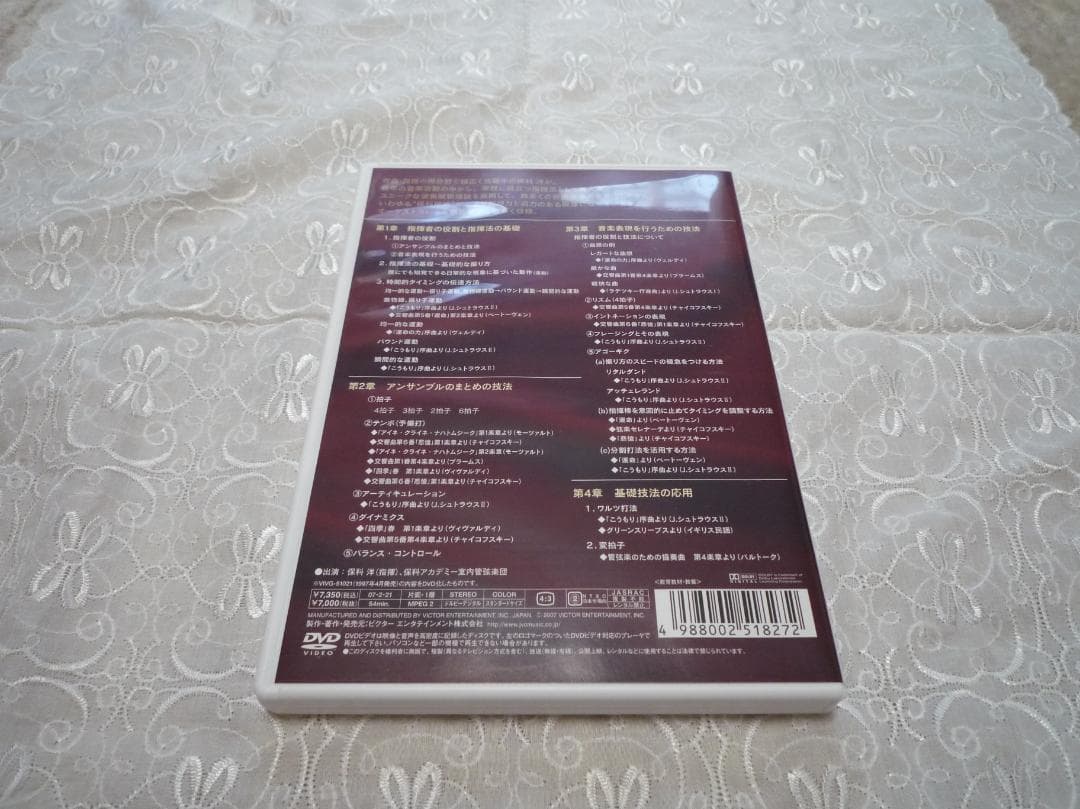 音楽指導者のための指揮法 DVD　保科洋